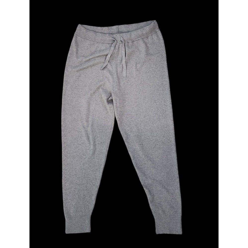 H&M‎ Taupe / Gray Women's Size XL Drawstring Joggers Wool Polyester Lounge Pants